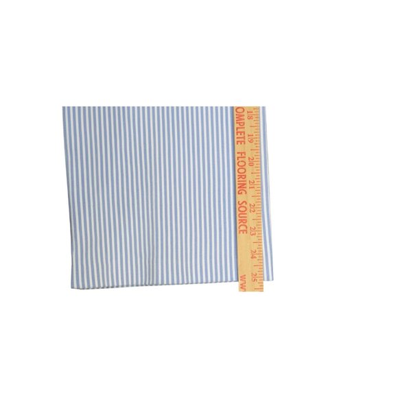 Crown & Ivy Womens Blue/White Striped Pants L Elastic Waist Rayon Blend - Picture 6 of 7
